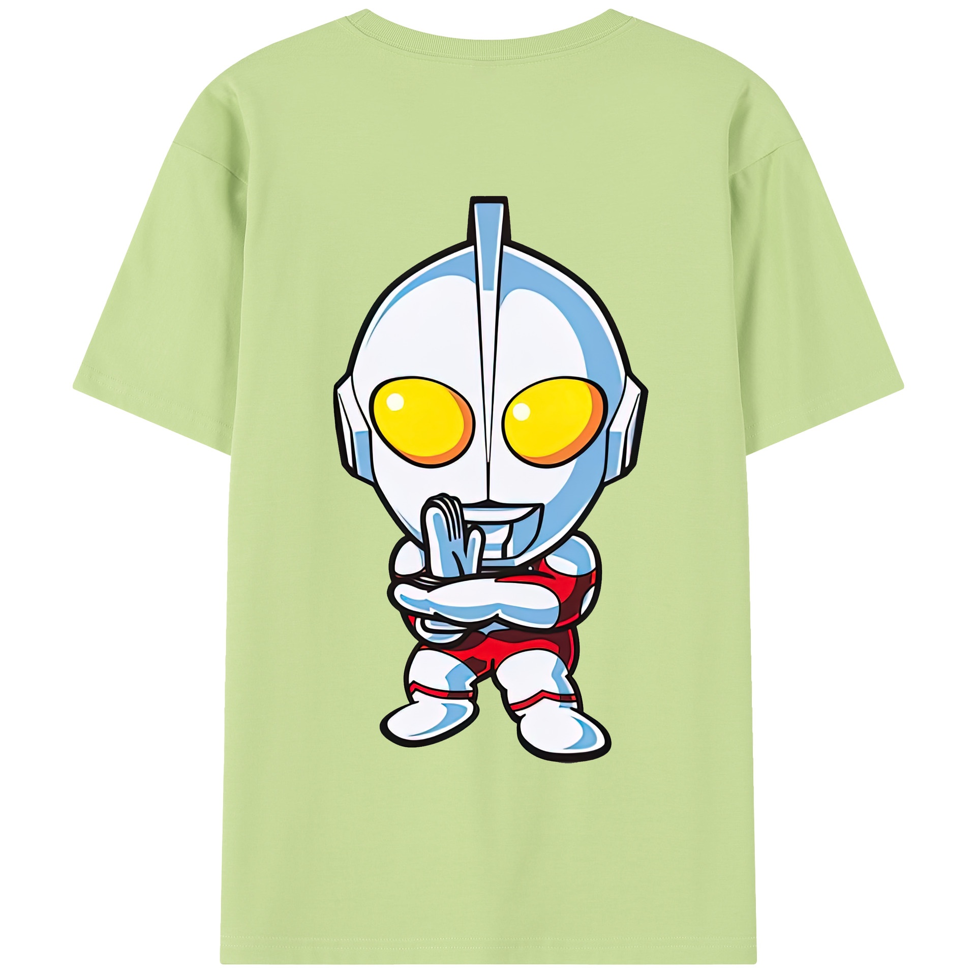 （画像用） ウルトラマン Ultraman 綿100％半袖Tシャツ（背面プリント）